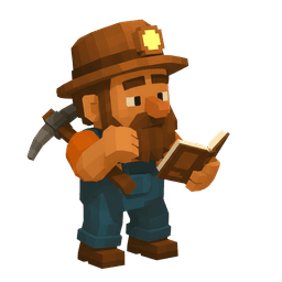 Miner confused with question mark